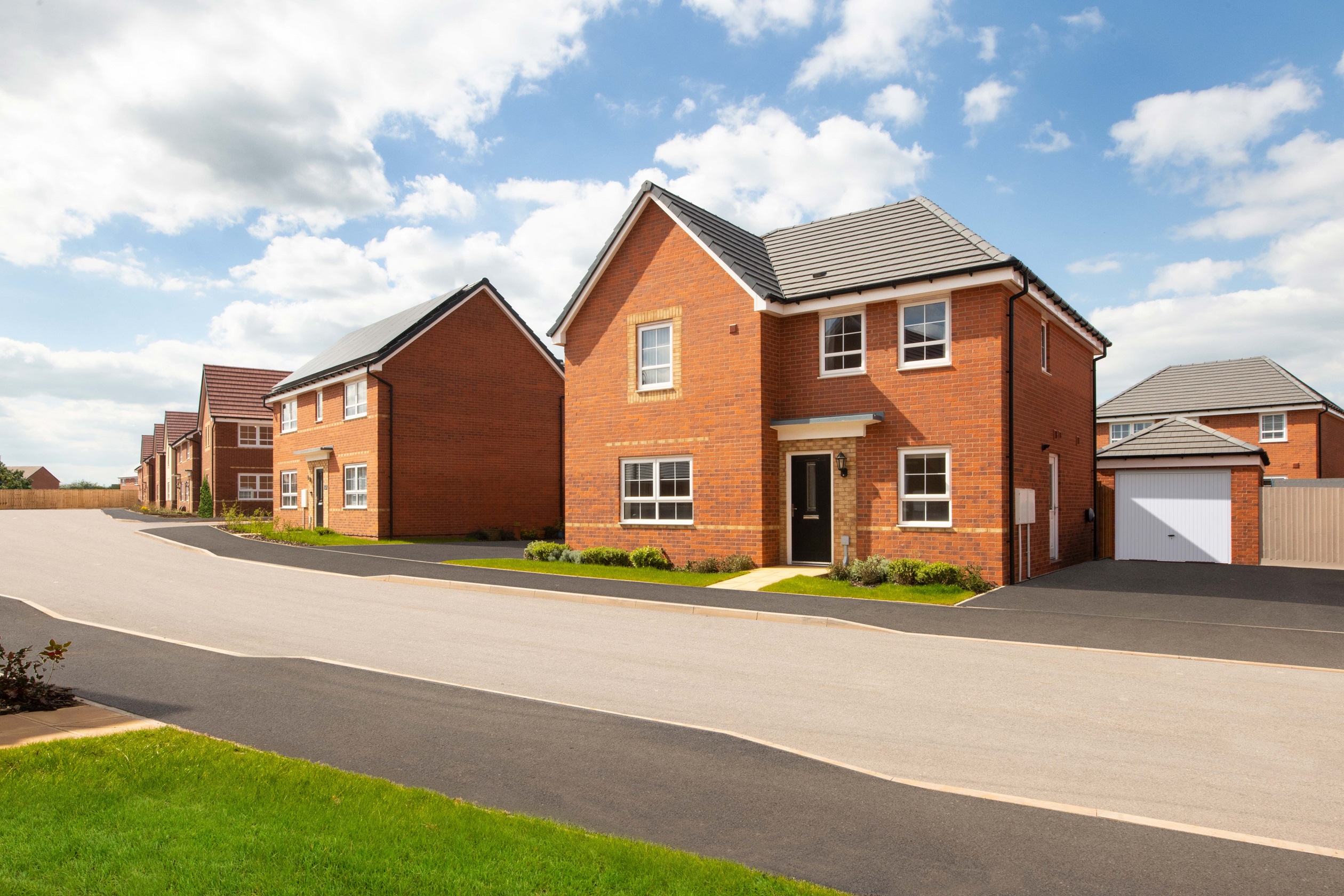 Exterior view of our 4 bed Radleigh home